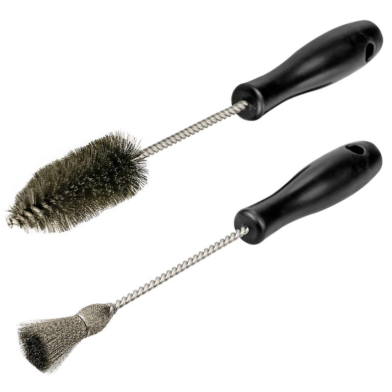 Bestong 2pcs Injector Sleeve Cup Bore Seat Cleaning Brush Kit Compatible with Ford Powerstroke 7.3L 6.0L 6.4L 6.7L 1994-2018, Caterpillar 3126 C7 C9, Navistar Replace AP0084 AP0085 3252 - Image 1